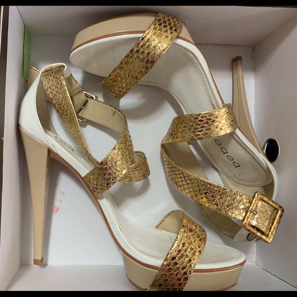Bebe Helena strap heels
